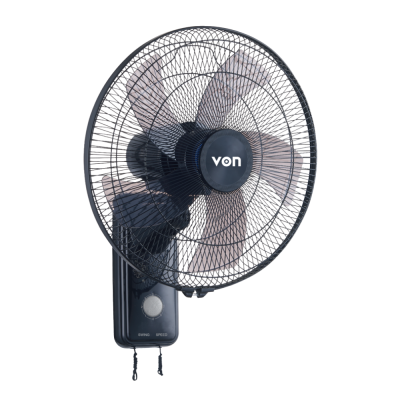 Von VFW-6555-MJK 16" Wall Fan, 55W - Black