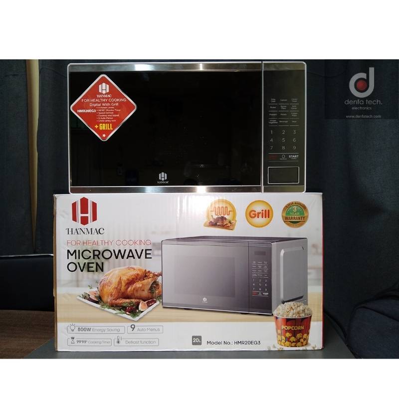 HANMAC HMR20EG3 20L Digital Microwave with Grill - Image 2