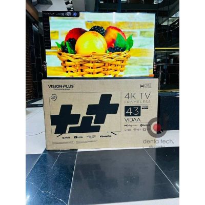 Visionplus 43” Smart 4K HDR with Vidaa OS frameless