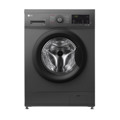 LG F4J3TYG6J Front Load Washing Machine, 8KG