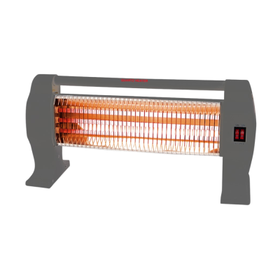 Von VHB122MQYG Quartz Heater, 1200W - Dark Grey