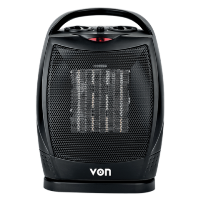 Von VHF182MLK Fan Heater, 1800W - Black